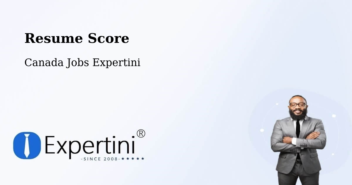 Resume Score - Canada Jobs Expertini